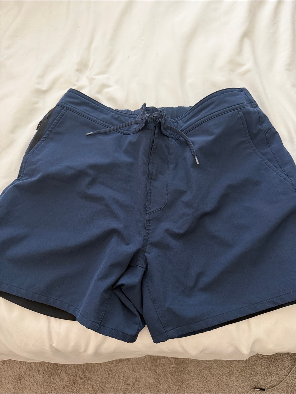 Cuts | Men's Navy Blue Performance Drawstring Shorts